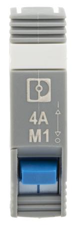 2800850 Phoenix Contact TRABTECH Thermal Circuit Breaker - CB TM1 4A M1 P  Single Pole, 4A Current Rating
