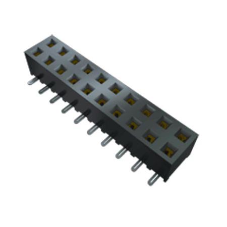 SMM-104-02-S-D-K-TR Samtec SMM Series Straight Surface Mount PCB Socket, 8-Contact, 1-Row, 2mm Pitch, Solder Termination