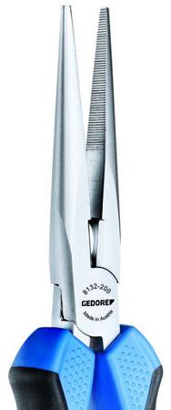 8132-200-JC Gedore 200 mm Steel Long Nose Pliers with 75.7mm Jaw Length