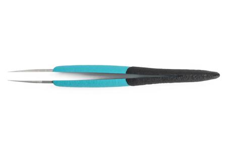 E3CSA Erem by Weller 120 mm, Anti-Magnetic Stainless Steel, Straight; Pointed, ESD Anti-Acid Tweezers