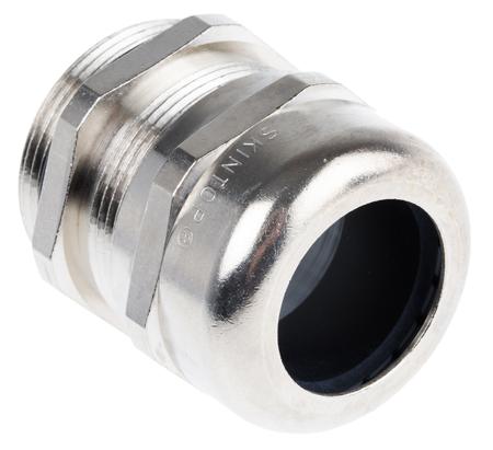 53112260 Lapp SKINTOP Series Metallic Nickel Plated Brass Cable Gland, PG29 Thread, 16mm min., 25mm max., IP68