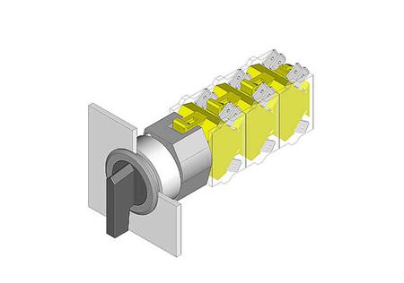 704.095.018 EAO 04 Series 3 Position Selector Switch Head