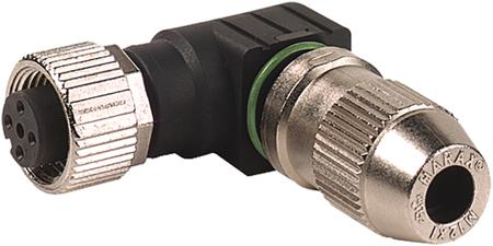 7000-12681-0000000 Murrelektronik 7000 Series M12 Female Cable Mount Connector, 4 contacts Socket