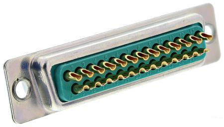 482-834 RS PRO 25 Way Panel Mount D-sub Connector Socket, 2.77mm Pitch
