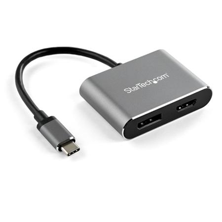 CDP2DPHD StarTech.com USB C to DisplayPort, HDMI Adapter, USB C, 1 Supported Display(s) - 4K @ 60Hz