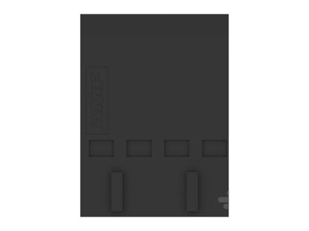 487526-3 TE Connectivity FFC 487526 Series 2.54mm Pitch 4 Way Straight Female FPC Connector