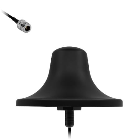 TANGO58/X/NTYPEF/36 Siretta  Dome Multiband Antenna with N Type Female Connector, 2G (GSM/GPRS), 3G (UTMS), 4G (LTE), 4G