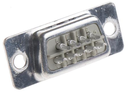 09670094715 HARTING 9 Way Panel Mount D-sub Connector Socket, 2.77mm Pitch