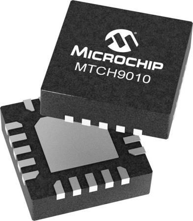 MTCH9010T-E/REB , Capacitive Touch Controller IC Serial, 20-Pin VQFN