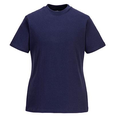B192NARXXL Portwest Navy 100% Cotton Short Sleeve T-Shirt, UK- XXL