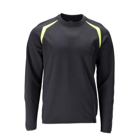 21584-337-01017-5XL Mascot Workwear Hi-Viz Yellow/Navy Arc Flash Polo, XXL Hi-Vis