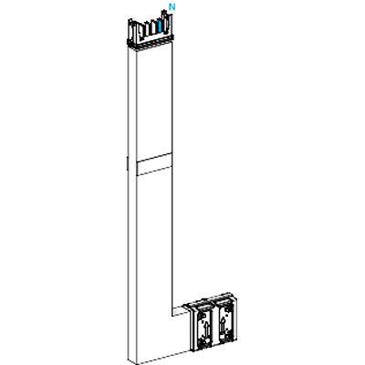 KSA400DLE41F Schneider Electric Flexible Elbow Busbar Trunking, 1.2m, 400A, Canalis Series
