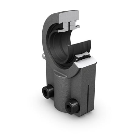 SIQG-16-ES SKF SIQG M14 x 1.5 Female Steel Rod End, 25mm Bore, 65mm Long, Metric Thread Standard, Female Connection Gender