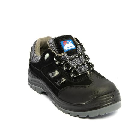 4115BK060 Himalayan 4115 Unisex Black Composite  Toe Capped Safety Shoes, UK 6, EU 40