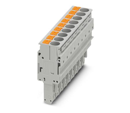 3061648 Phoenix Contact, 8.2 mm Pitch, PP-H 6/ 9, Pluggable Terminal Block, Plug, Push In Termination,