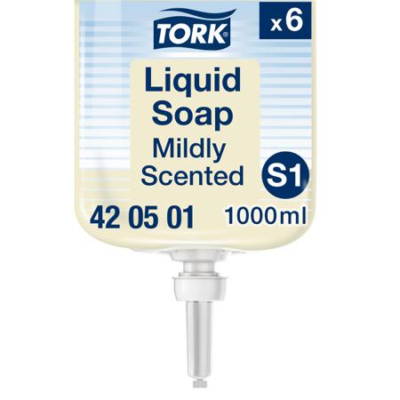 420501 Tork Mild Liquid Soap Yellow - Bottle, 1 L