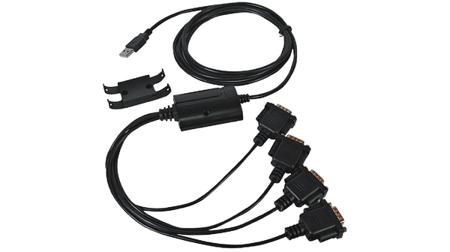 EX-1324 Exsys USB 2.0 USB A Male to D-sub, 9 Pin Male USB Serial Cable Adapter