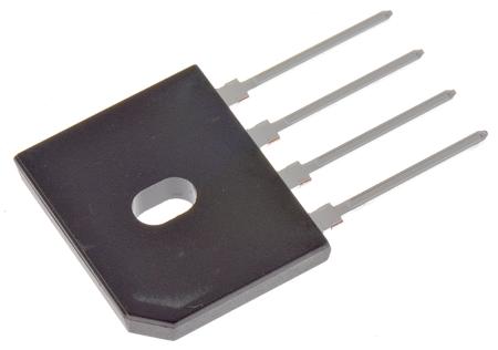 GBU410 Diodes Inc , Bridge Rectifier, 4A 1000V, 4-Pin GBU