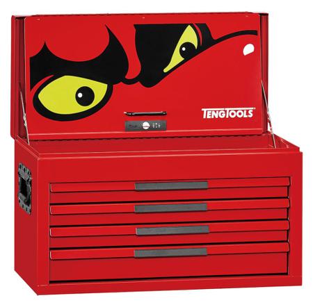TST26R4 Teng Tools 4 Drawer Steel Tool Chest Tools Included