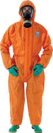 OR50T-00111-03 Ansell Orange Coverall, EN 1073-2, EN 1149-5, EN 14126, M
