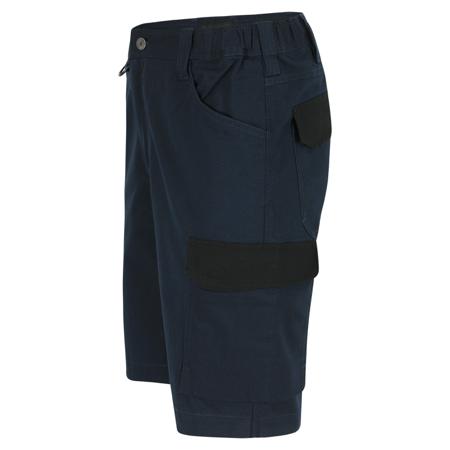 22MBM2101NY-46 Herock BARGO SHORTS Navy Blue - Black 2% Elastane, 98% Cotton Work shorts, 36in