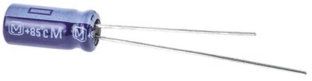 ECA1VM100 Panasonic Aluminium Electrolytic Capacitor 10μF 35V dc M Series Aluminium, Through Hole Electrolytic, ±20% +85°C