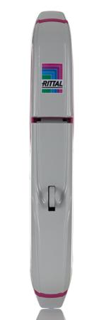 2435400 Rittal Grey Die Cast Zinc Locking Handle, Flush Face