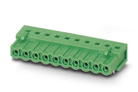 1786459 Phoenix Contact, 5.08mm Pitch, COMBICON IC, 7 Way, Right Angle, Pluggable Terminal Block, Inverted Header, Through