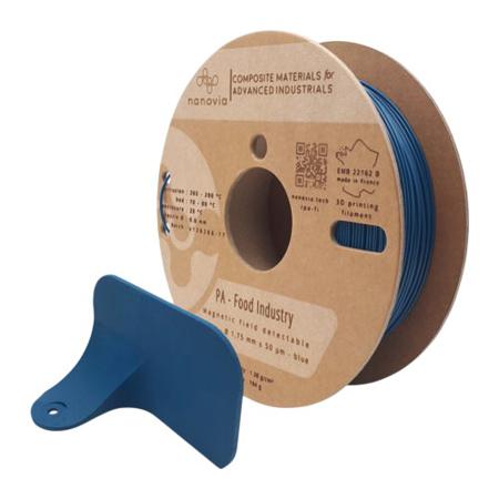 NAPAXFI1050BU NANOVIA 1.75mm Blue PA Food Industry 3D Printer Filament, 500g