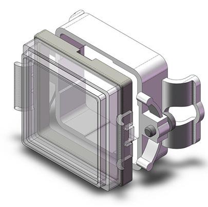 ZS-46-D SMC Adapter, ZS Series, For Use With Pressure Switch