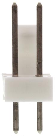 640456-2 TE Connectivity MTA-100 Series Straight Through Hole Pin Header, 2 Contact(s), 2.54 mm Pitch, 1 Row, Unshrouded