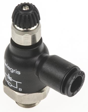 7061-06-10 Legris 7061 series Flow Regulator, 6mm Tube Inlet Port