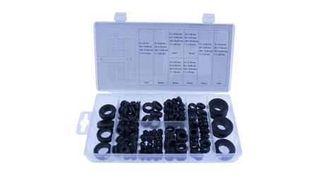 AS GR 180 NEMIQ Black Rubber Cable Grommet Kit