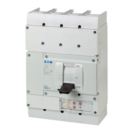 265981 NZMN4-4-VE1250 Eaton, Eaton Moeller NZM MCCB Molded Case Circuit Breaker 4P 1.25kA, Breaking Capacity 15 kA, Fixed Mount