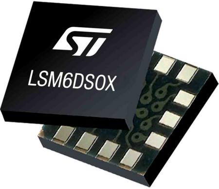 LSM6DSOXTR STMicroelectronics 3-Axis Surface Accelerometer 1.71 V 3.6 V, I2C, SPI, LGA, 14-Pin