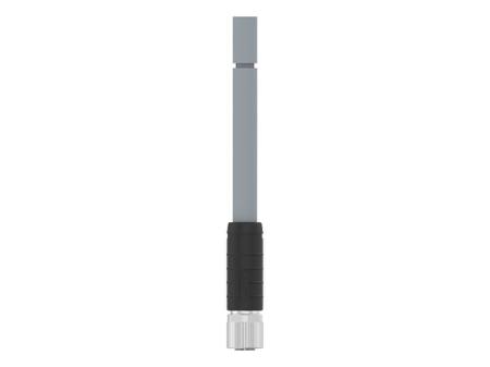 T41613B9L25-005 TE Connectivity M12 L-Code Female M12 to Straight Female M12 Sensor Actuator Cable, Nylon, 5m