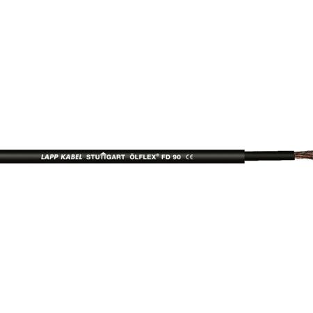 26604 Lapp ÖLFLEX® FD 90 Control Cable, 1 Cores, 16 mm², Unscreened, 50m, Black PVC Sheath, 6 AWG