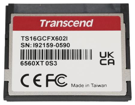 TS16GCFX602I Transcend CFast602 CFast Industrial 16 GB MLC Cfast Card