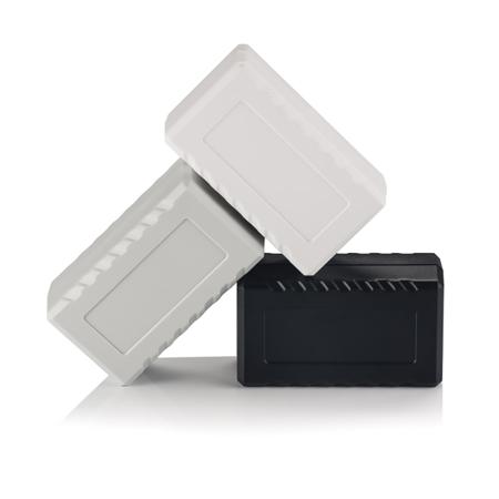 192-0730 RS PRO ABS Enclosure, 31.5 x 56.5 x 27.2mm White