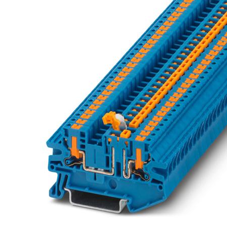 1079064 Phoenix Contact  PTV Series Blue, Push In Termination