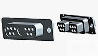 211112-1 TE Connectivity AMPLIMITE 11 Way Panel Mount D-sub Connector Socket, 2.77mm Pitch, with Screw Holes
