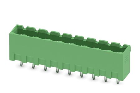 1924376 Phoenix Contact, 5.08mm Pitch, MSTBVA 2.5 HC/ 9-G-5.08, 9 Way, Pluggable Terminal Block, Header, Solder Termination,