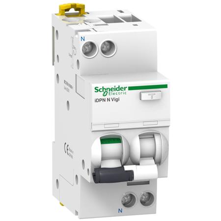 A9D56610 Schneider Electric RCBO, 10A Current Rating, 1P + N Poles, 30mA Trip Sensitivity, Type B, Acti9 Range