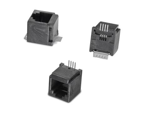 634104149621 Wurth Elektronik WR-MJ, 4 Way Vertical Surface Mount RJ45 Connector Female