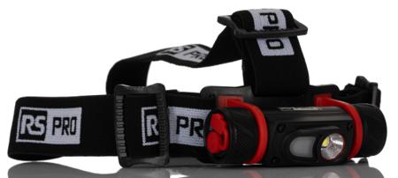 255-4200 RS PRO LED Head Torch 800 lm, 100 m Range