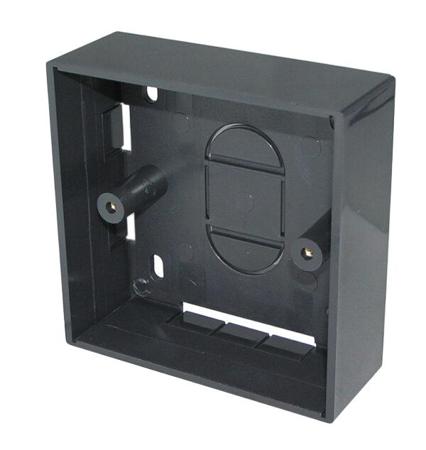 3L32Bk TUK Limited 3L Black ABS Back Box, Surface Mount Mount, 1 Gangs 89 mm 88 mm 32 mm