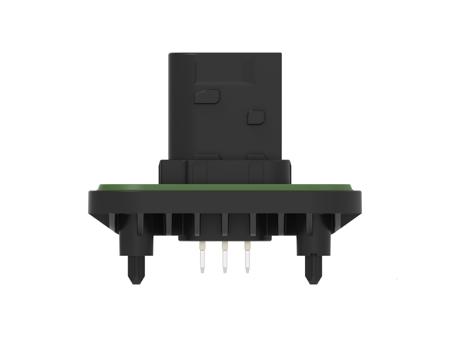 1-2377477-1 TE Connectivity 1-23774 Series Vertical Panel Mount PCB Header, 6 Contact(s), 6mm Pitch, 2 Row(s), Shrouded