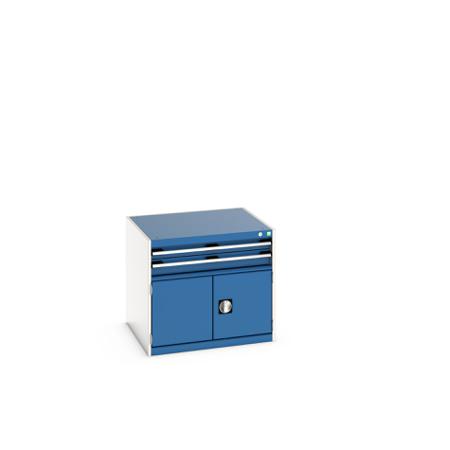 40028095-11V Bott 2 Door, 2 Drawer Sheet Steel Floor Standing Storage Cabinet, 800 X 750 X 700mm