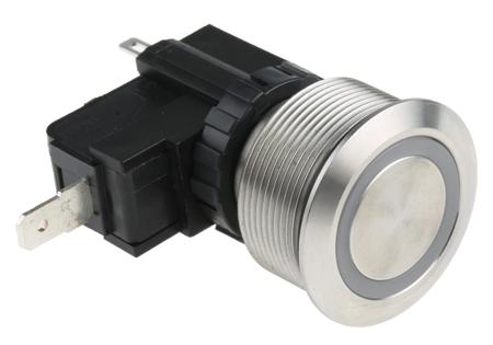 175-8850 16A SPST-NC + Lock + Ring Moveable + Whi