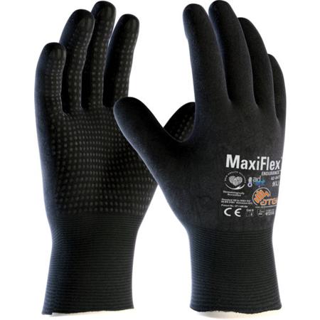 42847-08B ATG MaxiFlex Endurance Black Nylon, Spandex General Purpose Work Gloves, Size 8, Nitrile Coating
